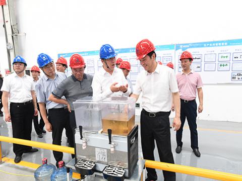 市委书记潘早云深入和记官网集团开展清静生产检查