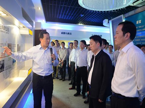 镇江市委书记夏锦文莅临和记官网股份视察